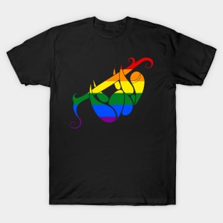 Gay Pride Flag Sloth T-Shirt